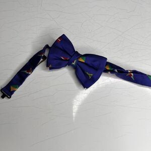 Polo Ralph Lauren silk flags print bow tie boys
